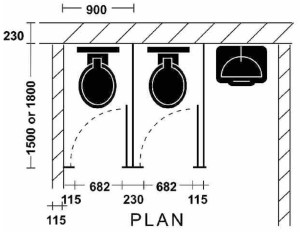 Toilet Cubicle System Ifuba